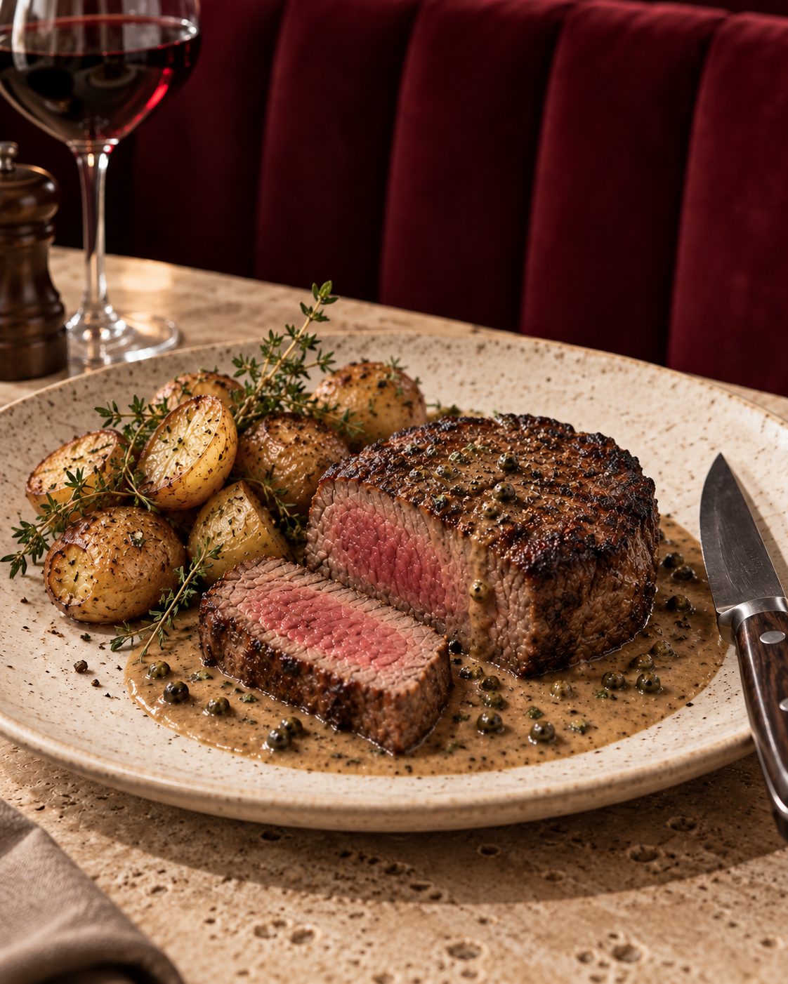 Filet de bœuf suisse au poivre