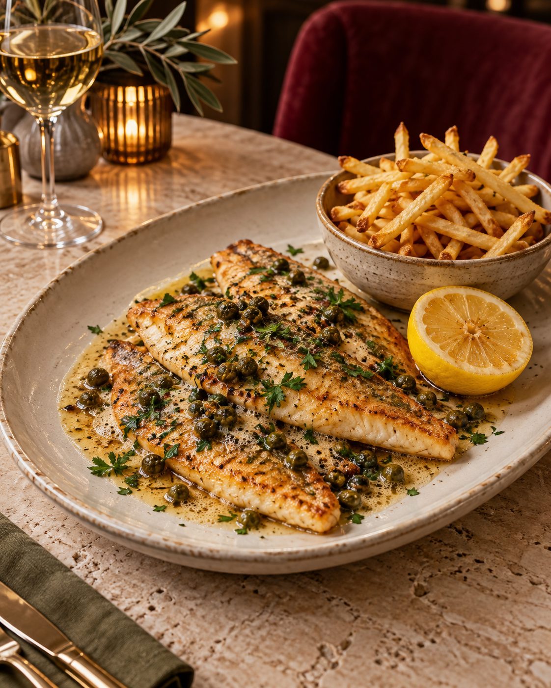 Filets de perche meunière