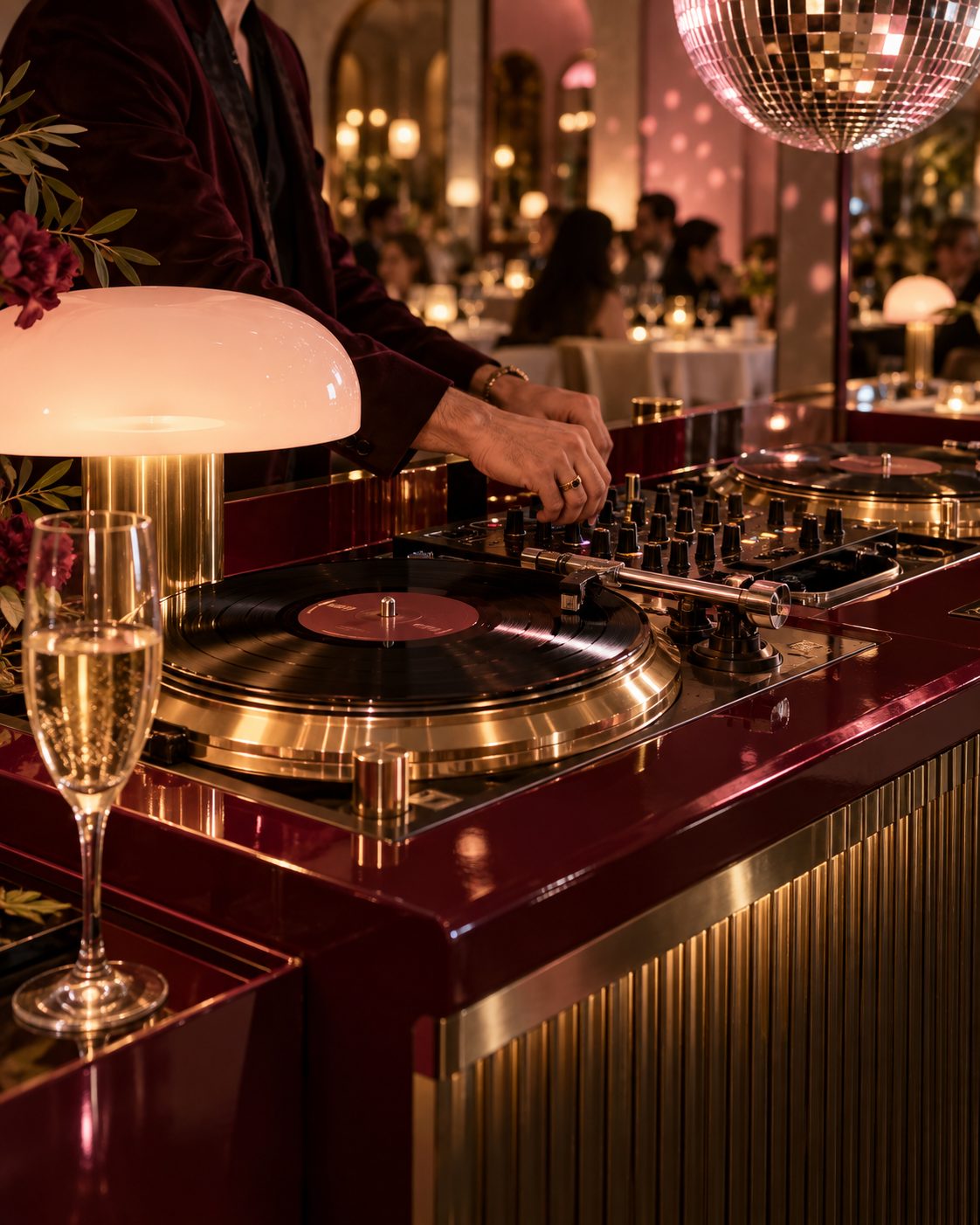 La cabine du DJ